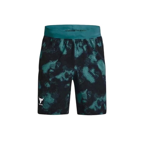 Under Armour Project Rock Woven Camo Printed Shorts 1377438-722 - Picture 1 of 7